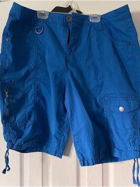 Style & Co. Bright Blue Women's Cargo Shorts